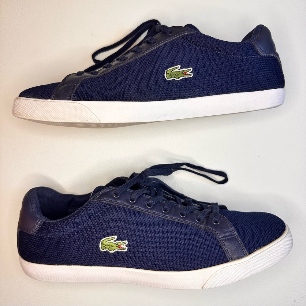 Lacoste Grad Vulc 117 Navy Blue Sneakers (Size 9 Men’s) 🐊